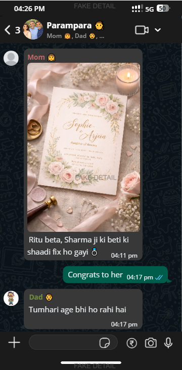 Family Group chat image